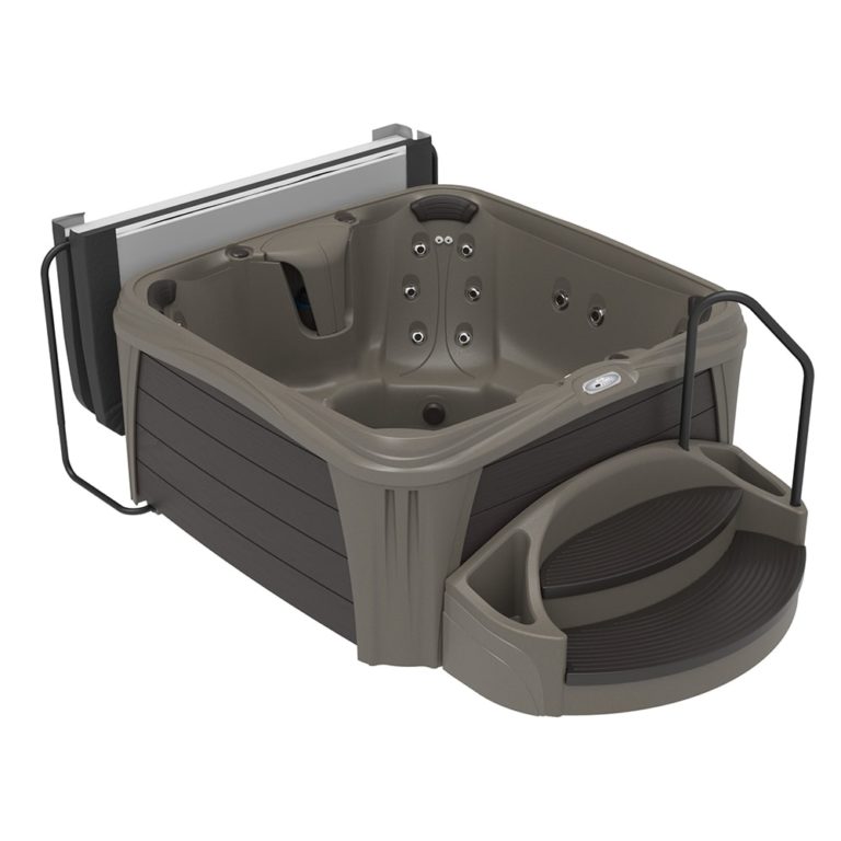 Square Tuscan Sparkle Hot Tub from the Splash Collection