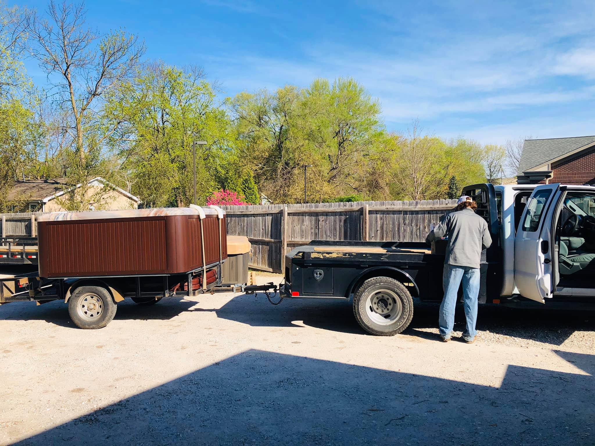 Hot tub delivery and Installation in Springfield MO